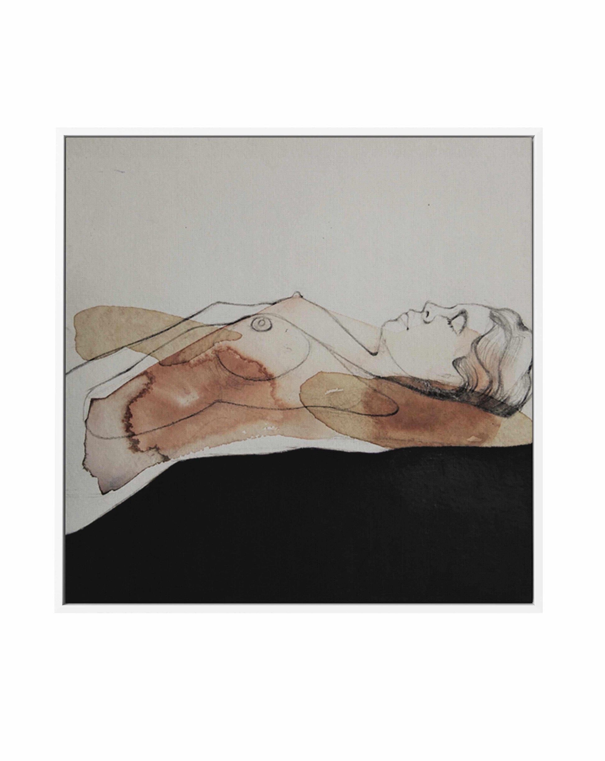 Peach Delight by Doris Schmitz | Framed Canvas Art Print from Olive et Oriel where you can shop wallpaper and artworks online