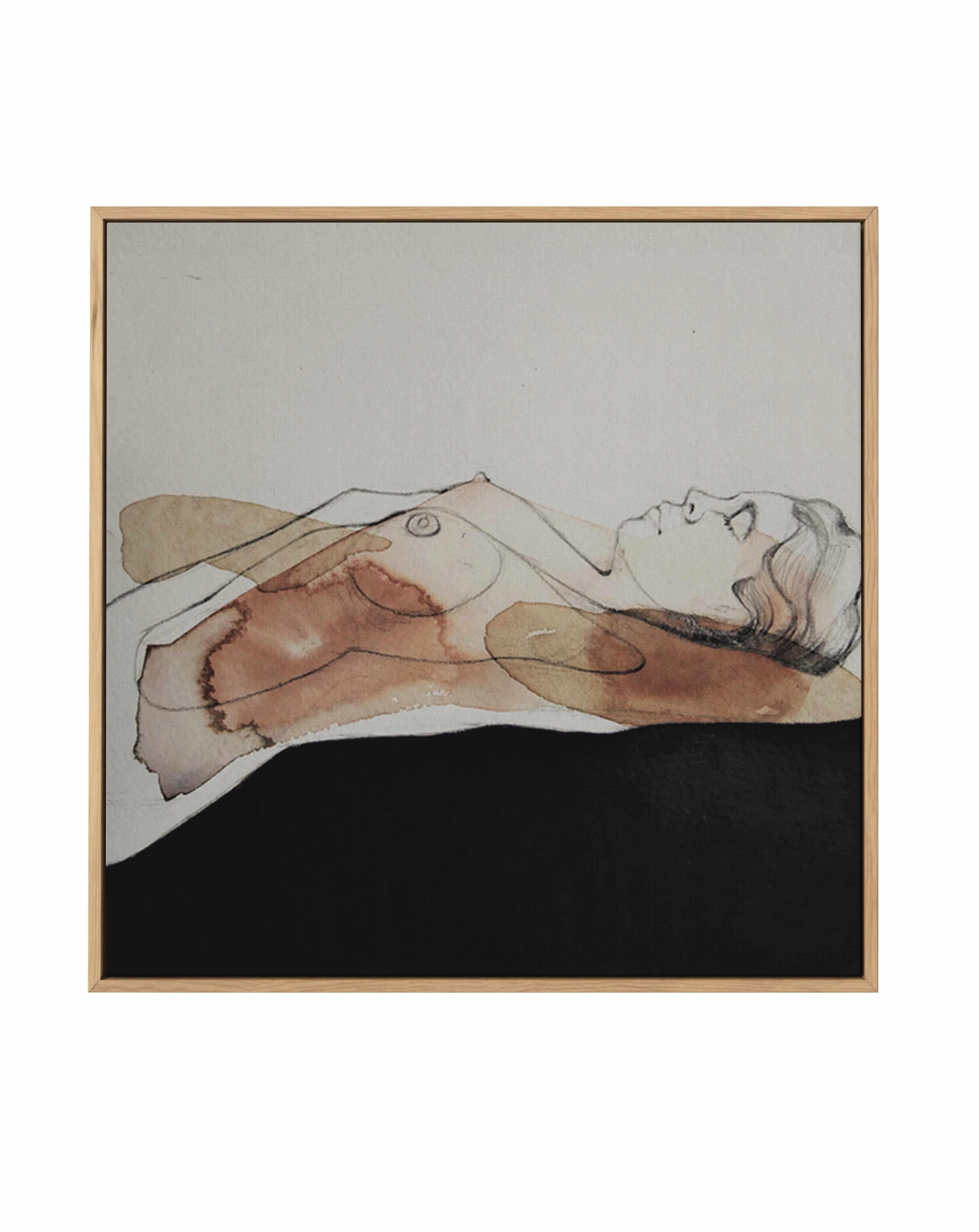 Peach Delight by Doris Schmitz | Framed Canvas Art Print from Olive et Oriel where you can shop wallpaper and artworks online