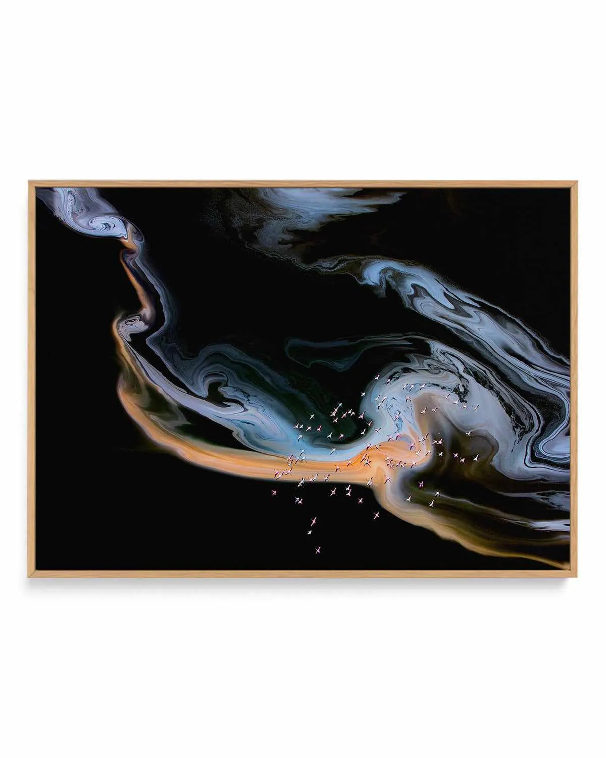 Peach Lake by Phillip Chang | Framed Canvas Art Print from Olive et Oriel where you can shop wallpaper and artworks online