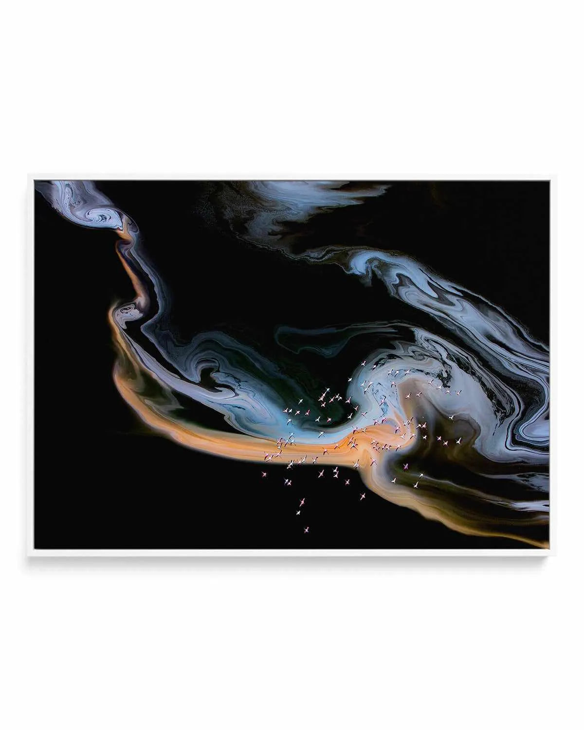 Peach Lake by Phillip Chang | Framed Canvas Art Print from Olive et Oriel where you can shop wallpaper and artworks online