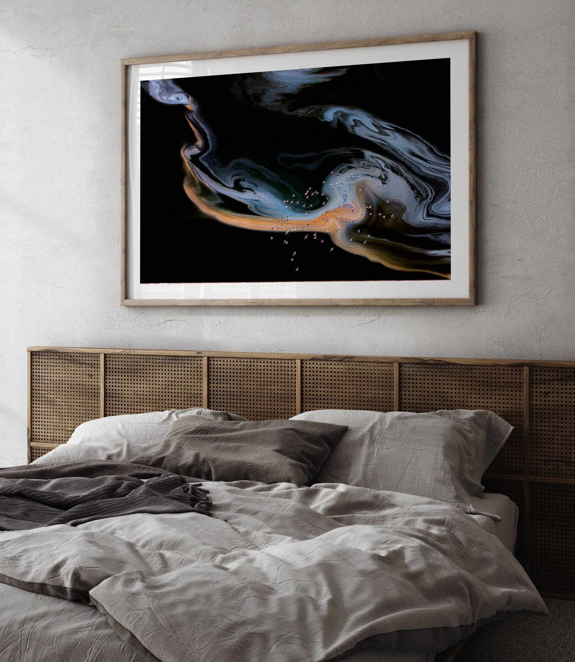 Peach Lake by Phillip Chang Art Print from Olive et Oriel where you can shop wallpaper and artworks online