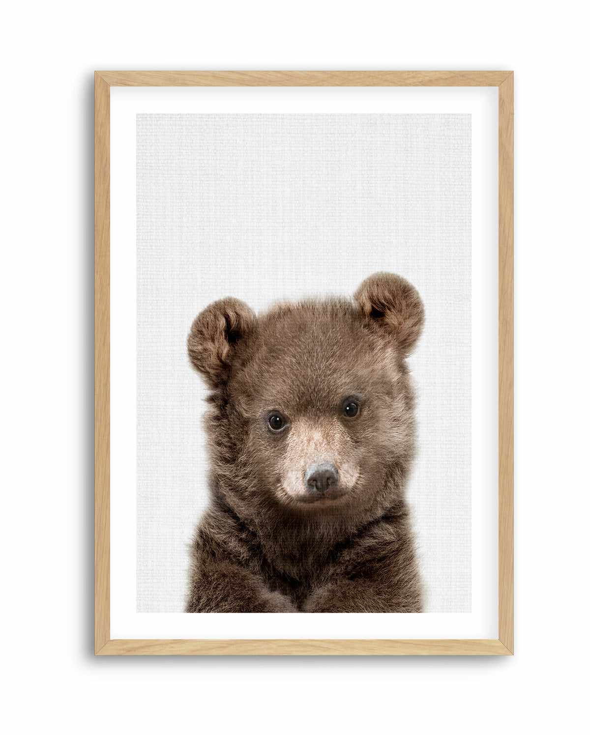 Peakaboo Baby Bear By Lola Peacock | Art Print