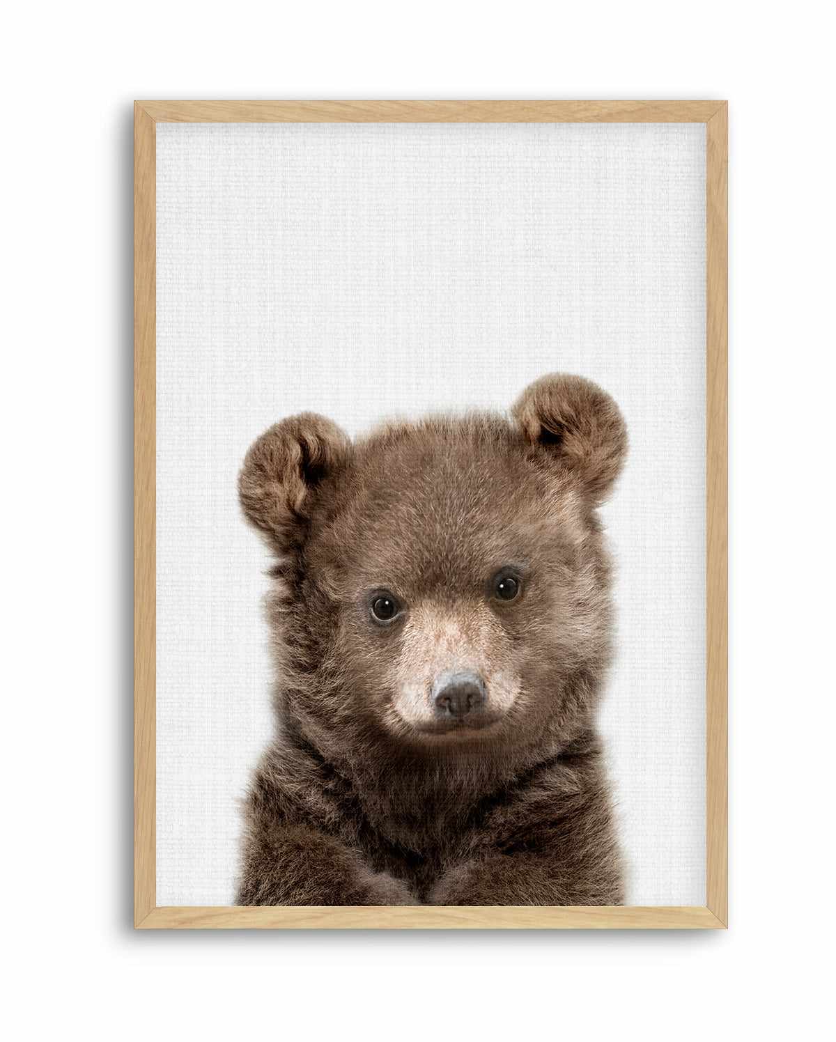 Peakaboo Baby Bear By Lola Peacock | Art Print