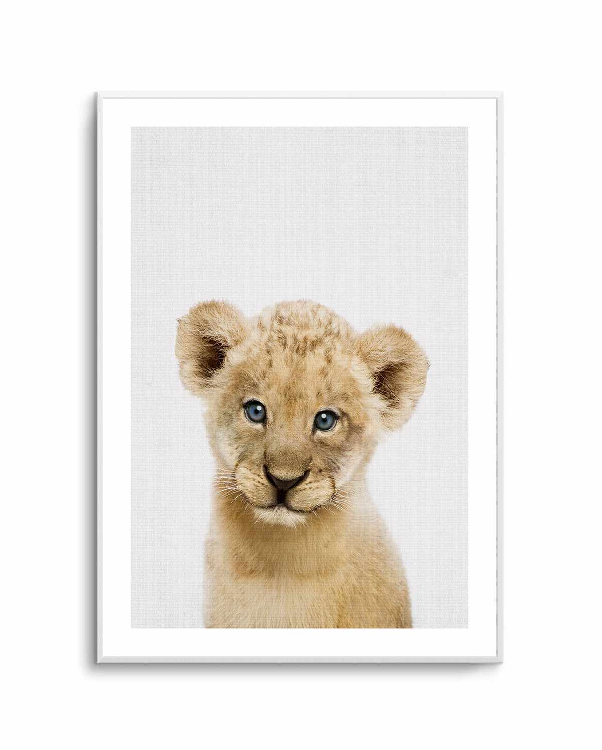 Peakaboo Baby Lion By Lola Peacock | Art Print