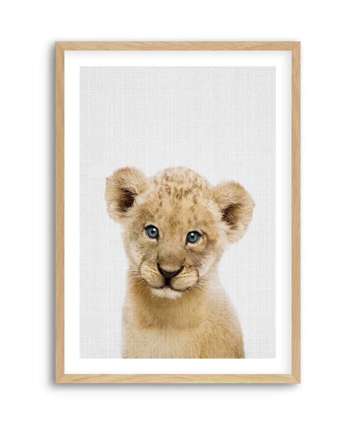 Peakaboo Baby Lion By Lola Peacock | Art Print