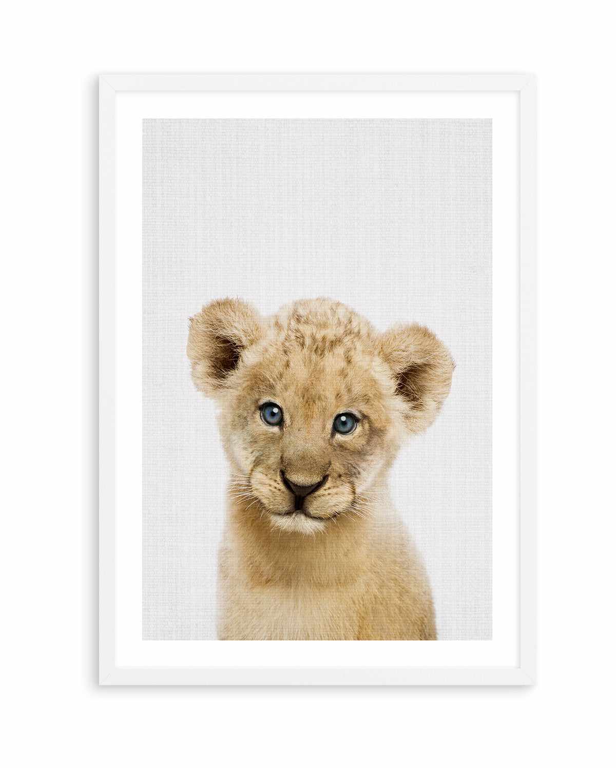 Peakaboo Baby Lion By Lola Peacock | Art Print