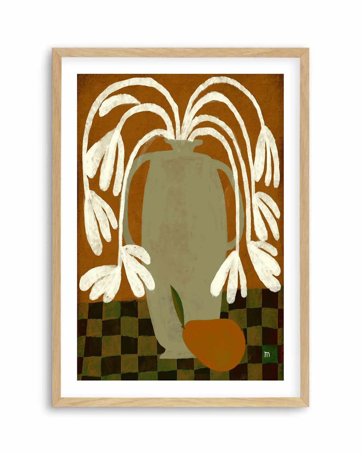 Pear by Marco Marella | Art Print from Olive et Oriel where you can shop wallpaper and artworks online
