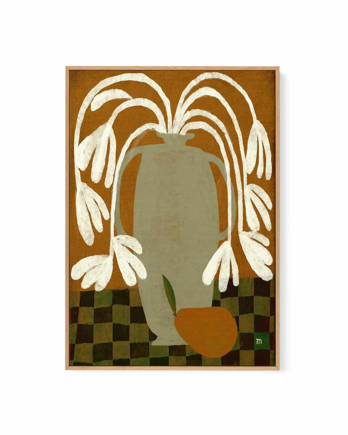 Pear by Marco Marella | Framed Canvas Art Print from Olive et Oriel where you can shop wallpaper and artworks online