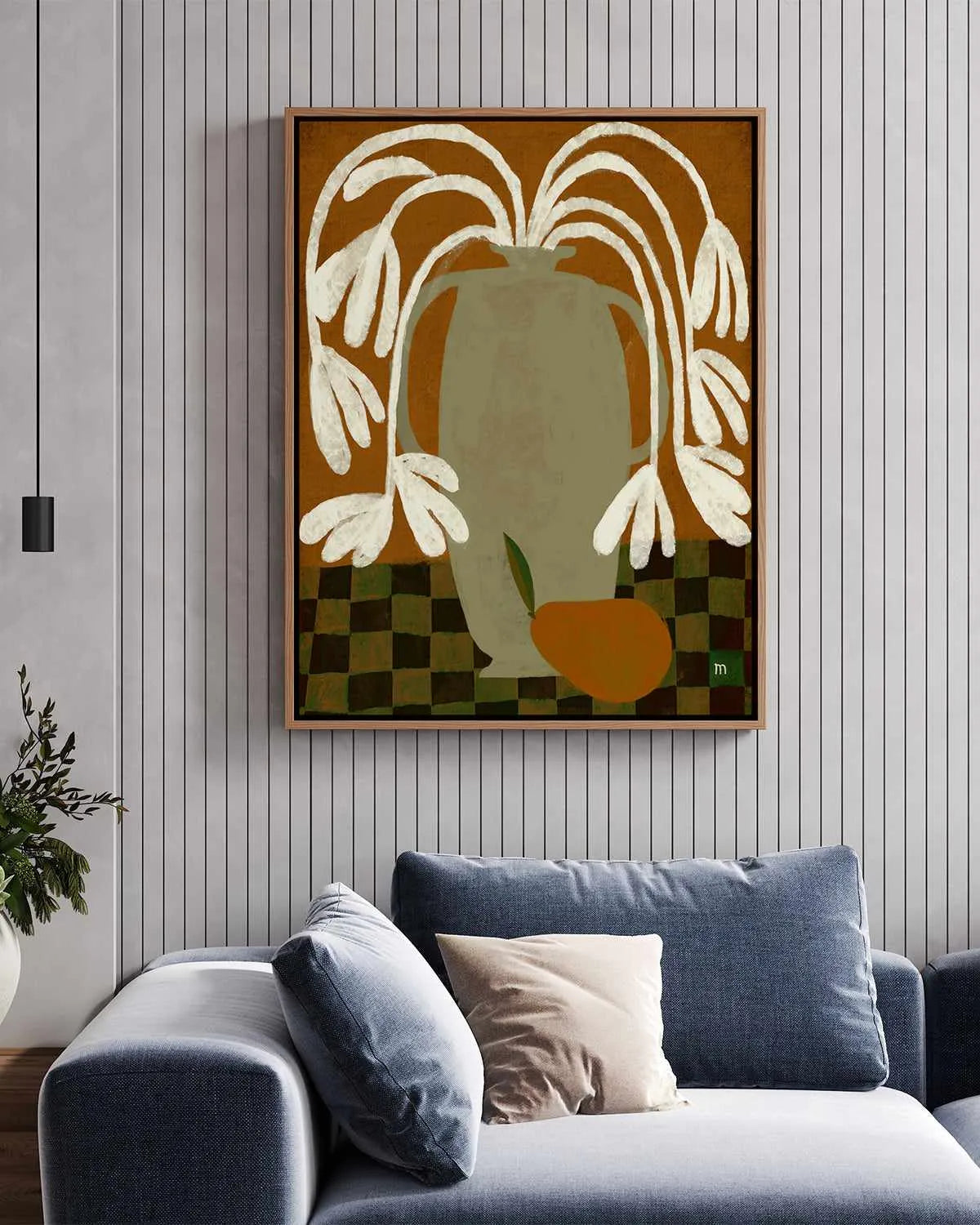 Pear by Marco Marella | Framed Canvas Art Print from Olive et Oriel where you can shop wallpaper and artworks online