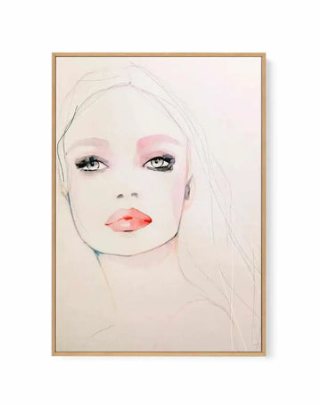 Pearl by Leigh Viner | Framed Canvas Art Print from Olive et Oriel where you can shop wallpaper and artworks online