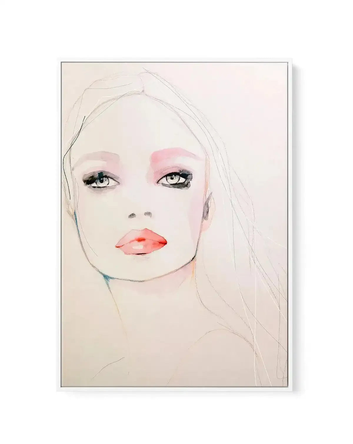 Pearl by Leigh Viner | Framed Canvas-CANVAS-You can shop wall art online with Olive et Oriel for everything from abstract art to fun kids wall art. Our beautiful modern art prints and canvas art are available from large canvas prints to wall art paintings and our proudly Australian artwork collection offers only the highest quality framed large wall art and canvas art Australia - You can buy fashion photography prints or Hampton print posters and paintings on canvas from Olive et Oriel and have 