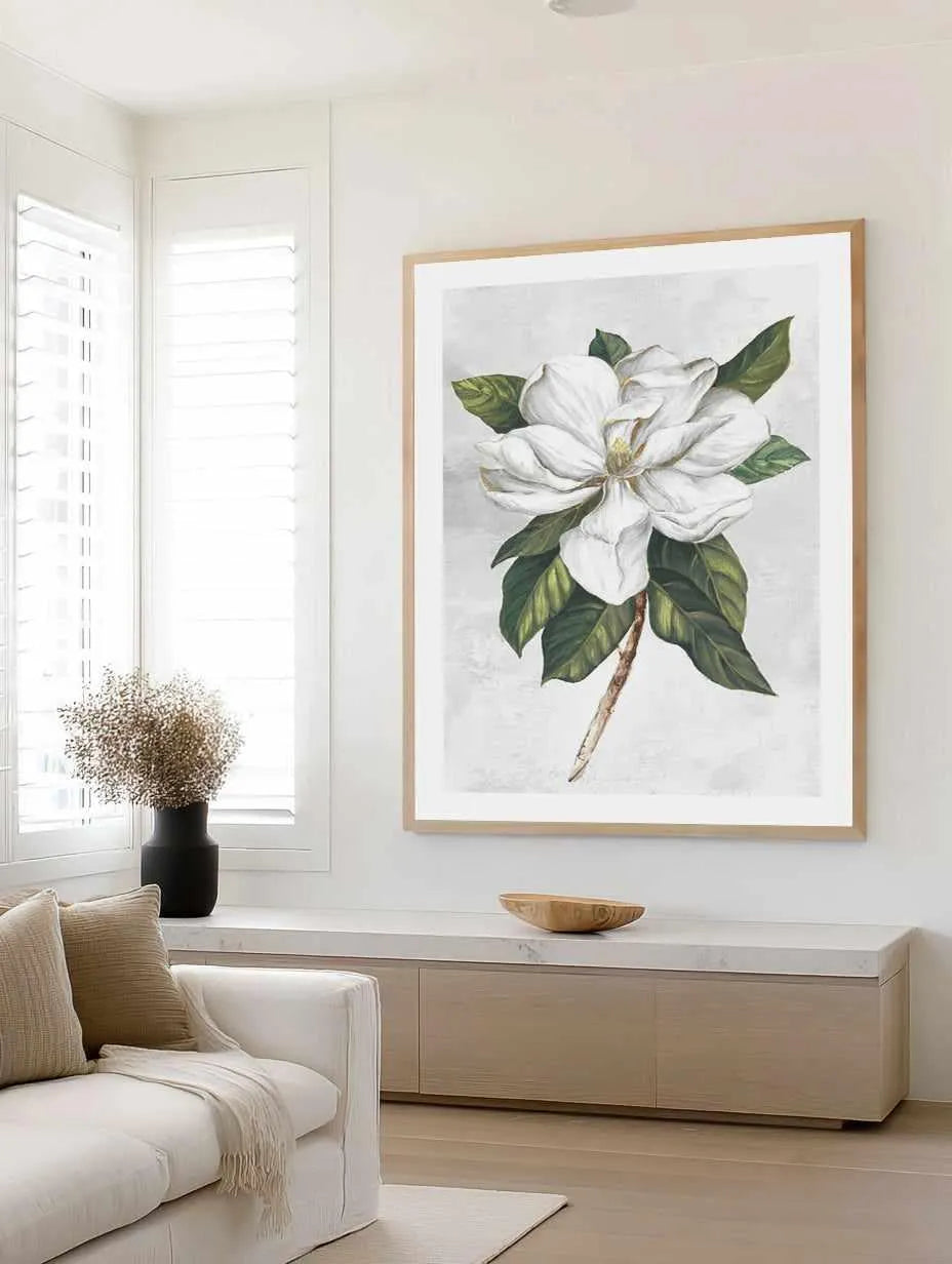 Pearly Beauty I Art Print from Olive et Oriel where you can shop wallpaper and artworks online