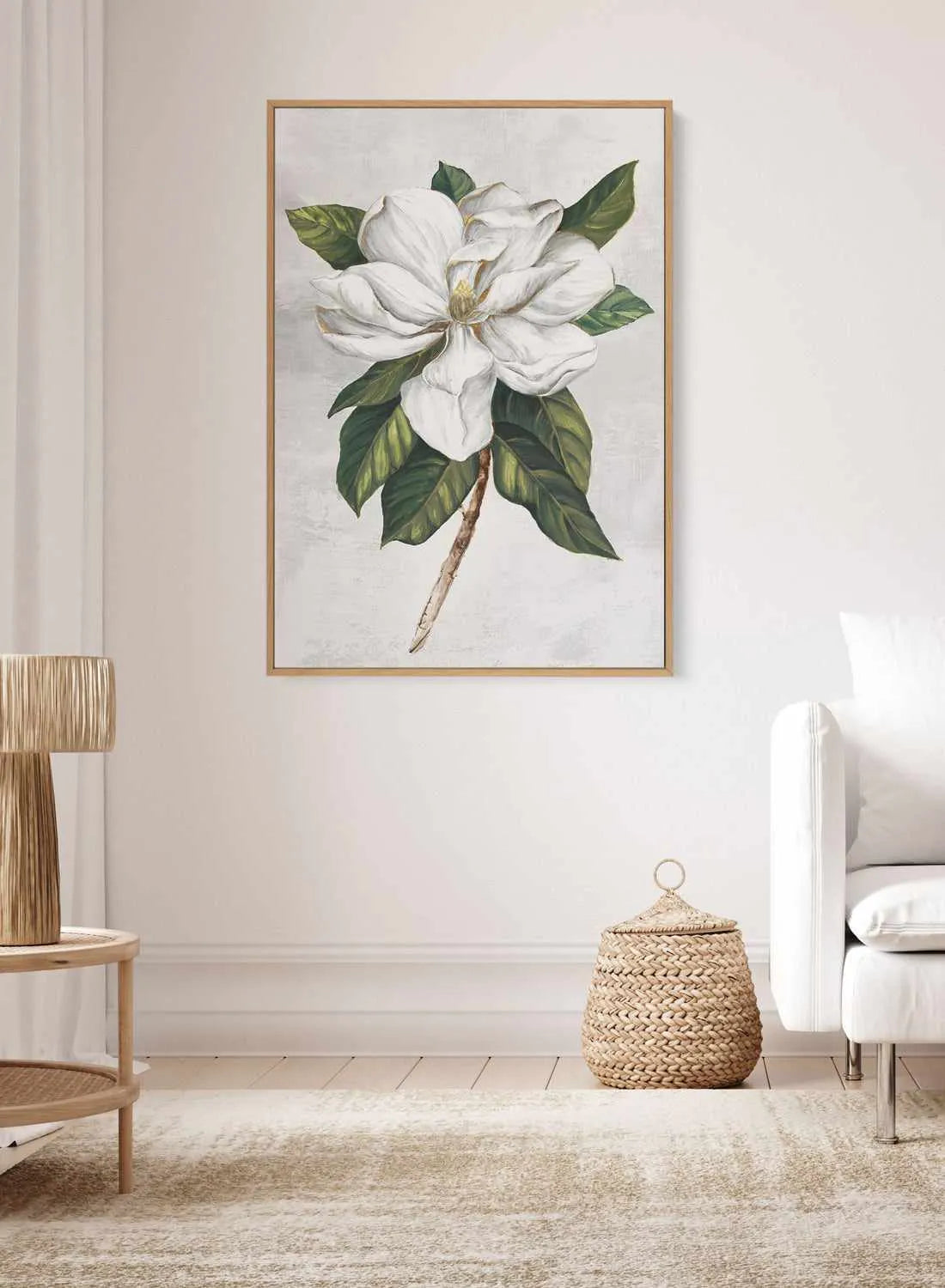 Pearly Beauty I | Framed Canvas Art Print from Olive et Oriel where you can shop wallpaper and artworks online