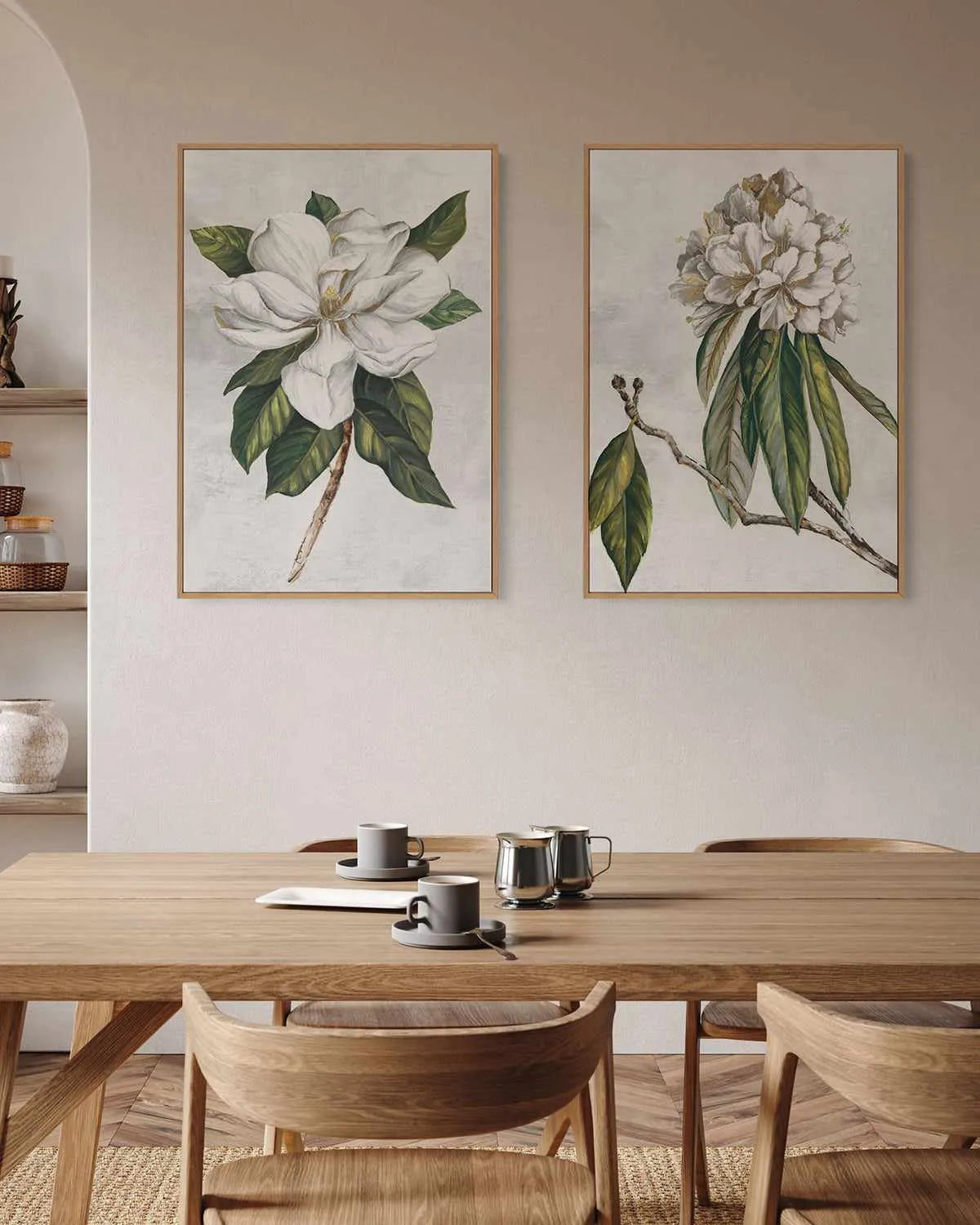 Pearly Beauty II | Framed Canvas Art Print from Olive et Oriel where you can shop wallpaper and artworks online