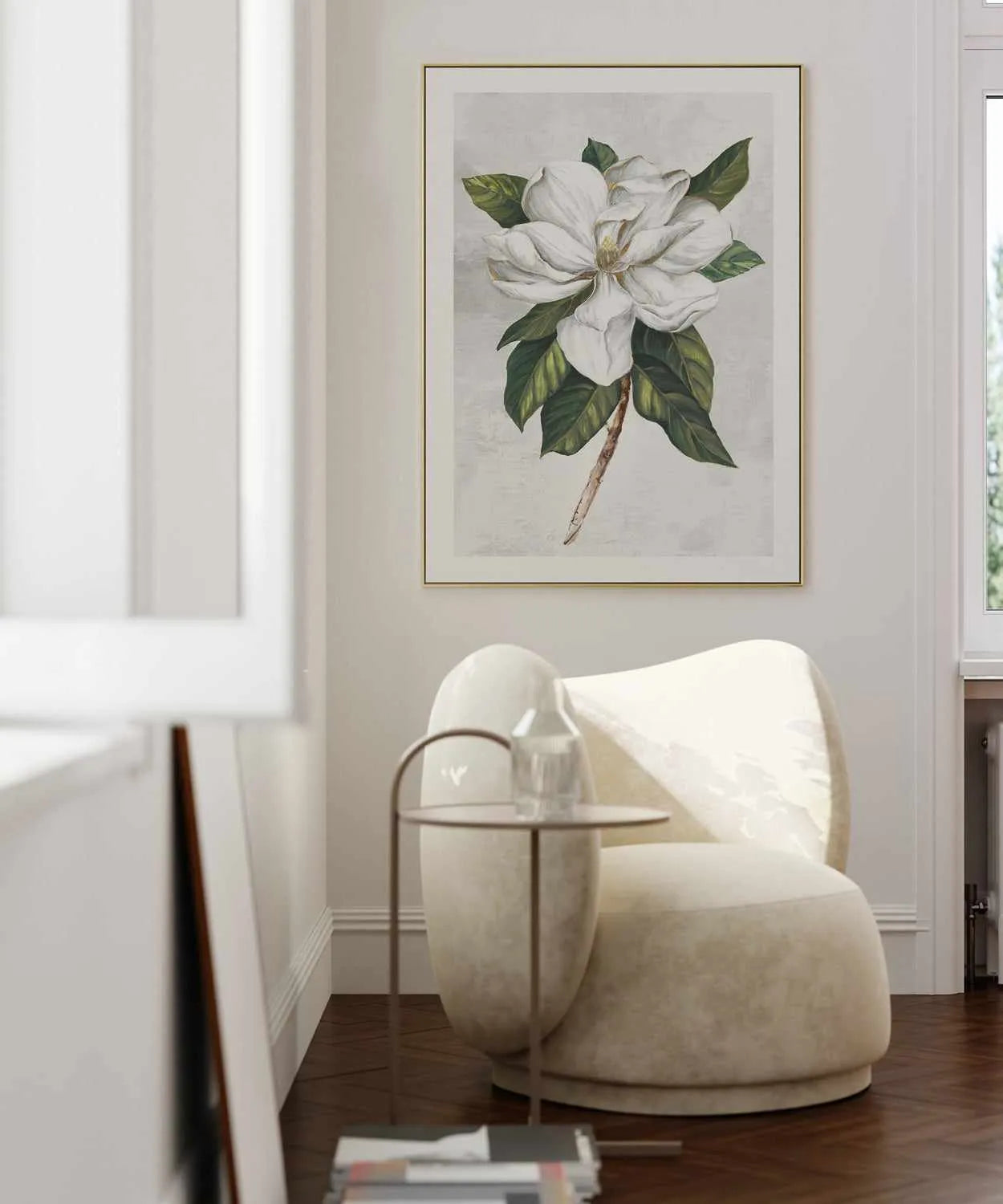 Pearly Beauty I Art Print from Olive et Oriel where you can shop wallpaper and artworks online