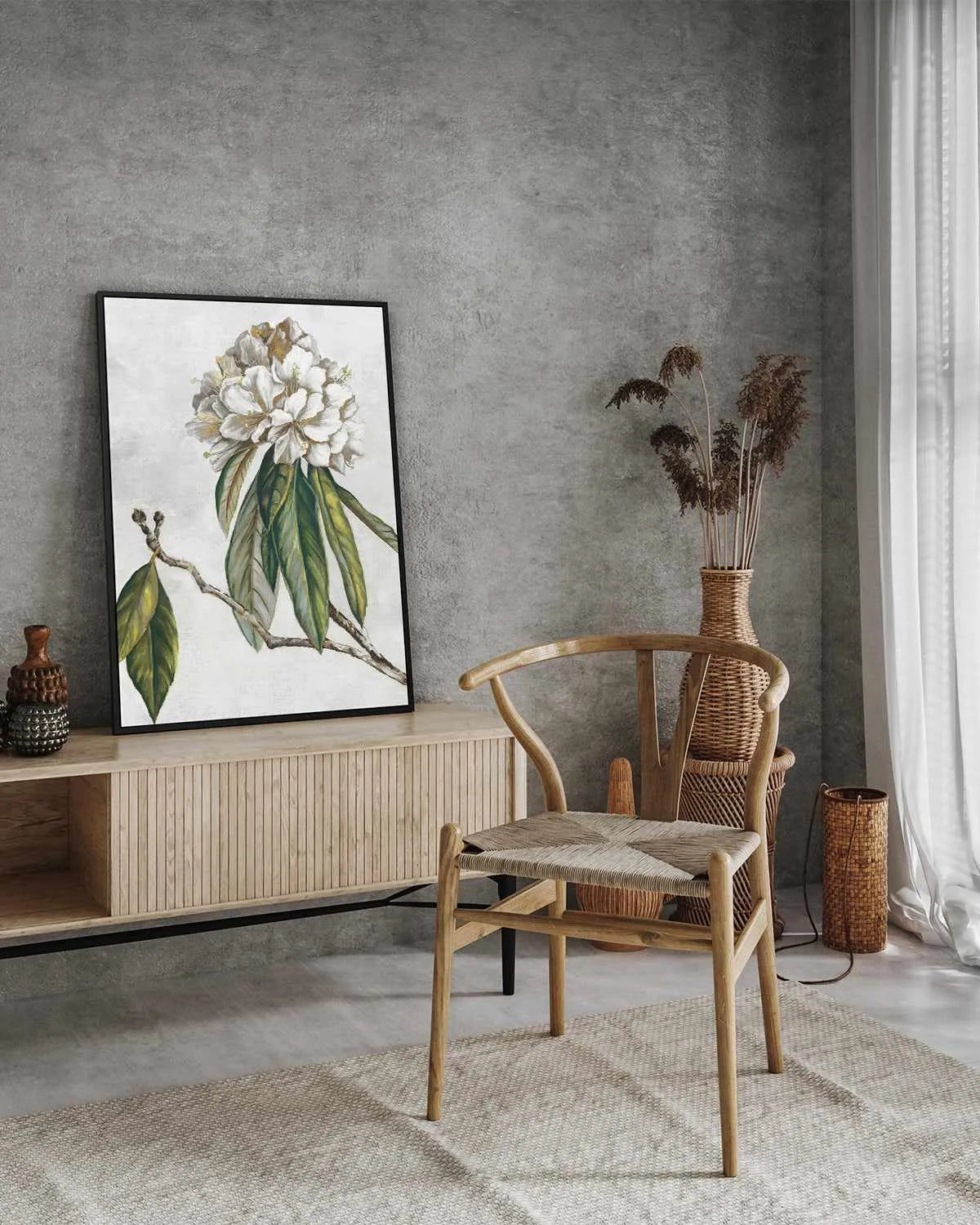 Pearly Beauty II | Framed Canvas Art Print from Olive et Oriel where you can shop wallpaper and artworks online