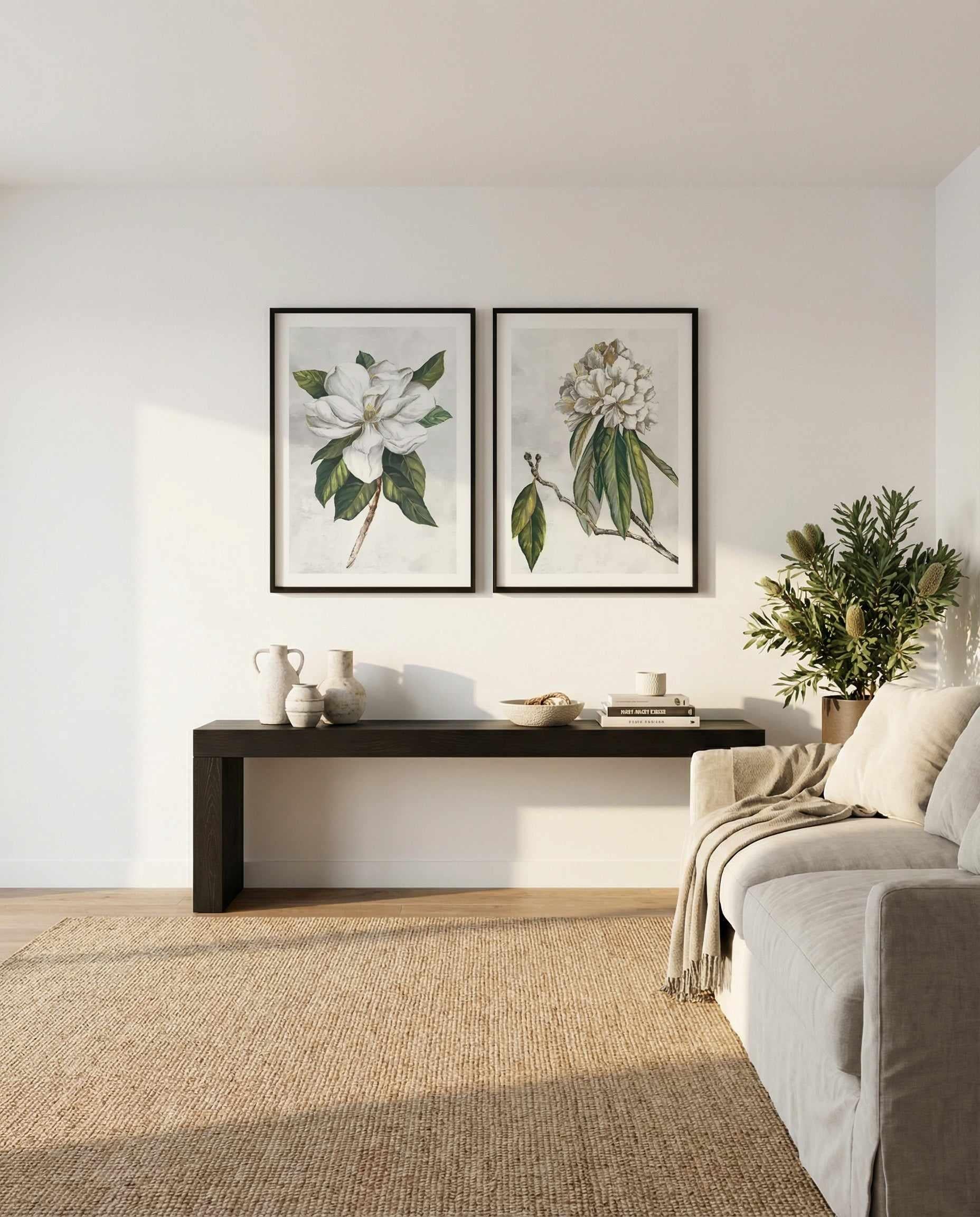 Pearly Beauty I & II Art Print Set of 2 | Matching Wall Art from Olive et Oriel where you can shop wallpaper and artworks online