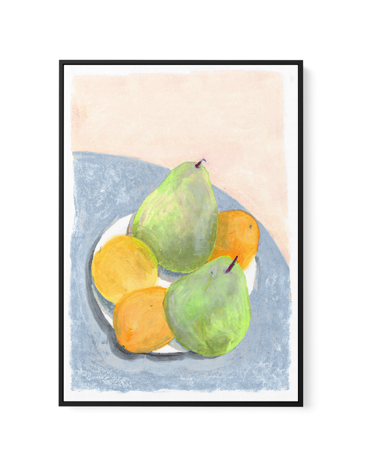 Pears 2 by Laura Page | Framed Canvas Art Print