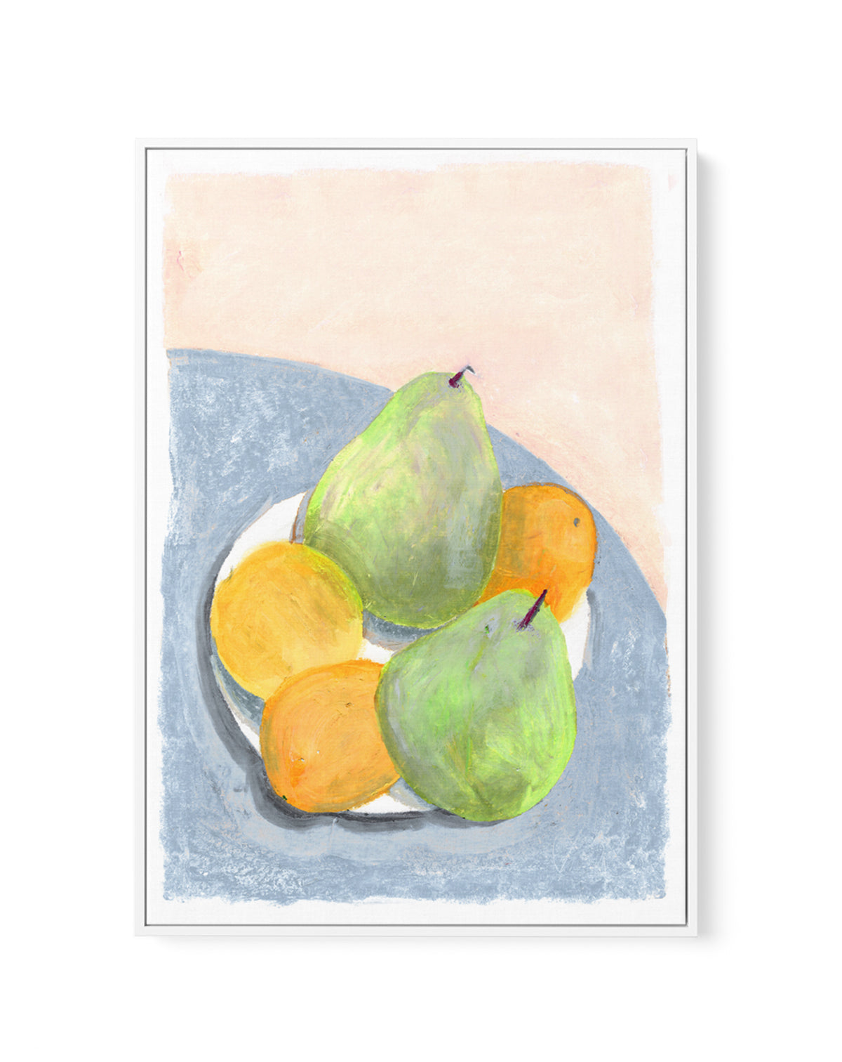 Pears 2 by Laura Page | Framed Canvas Art Print