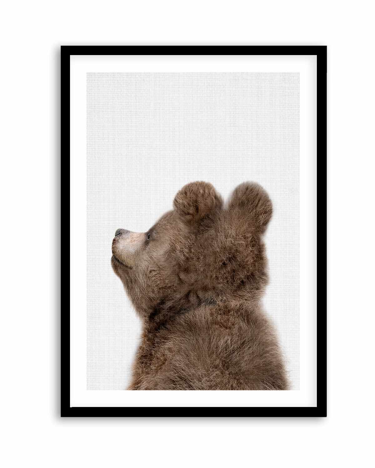 Peekaboo Baby Bear Back By Lola Peacock | Art Print