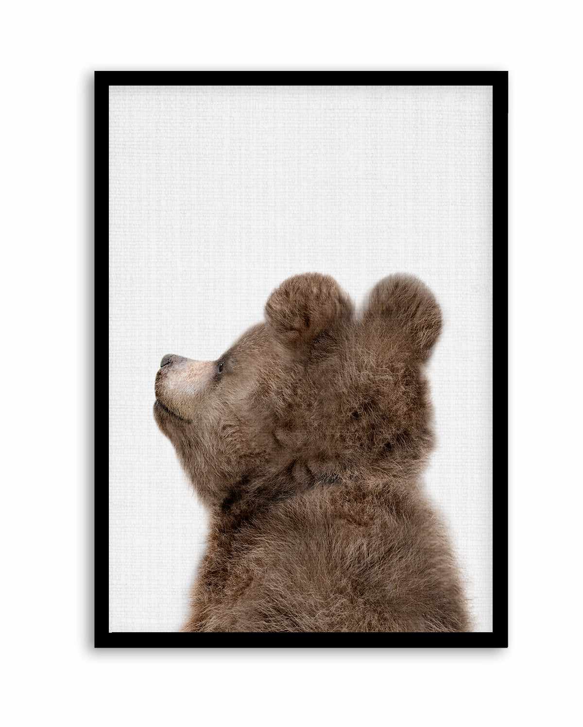 Peekaboo Baby Bear Back By Lola Peacock | Art Print