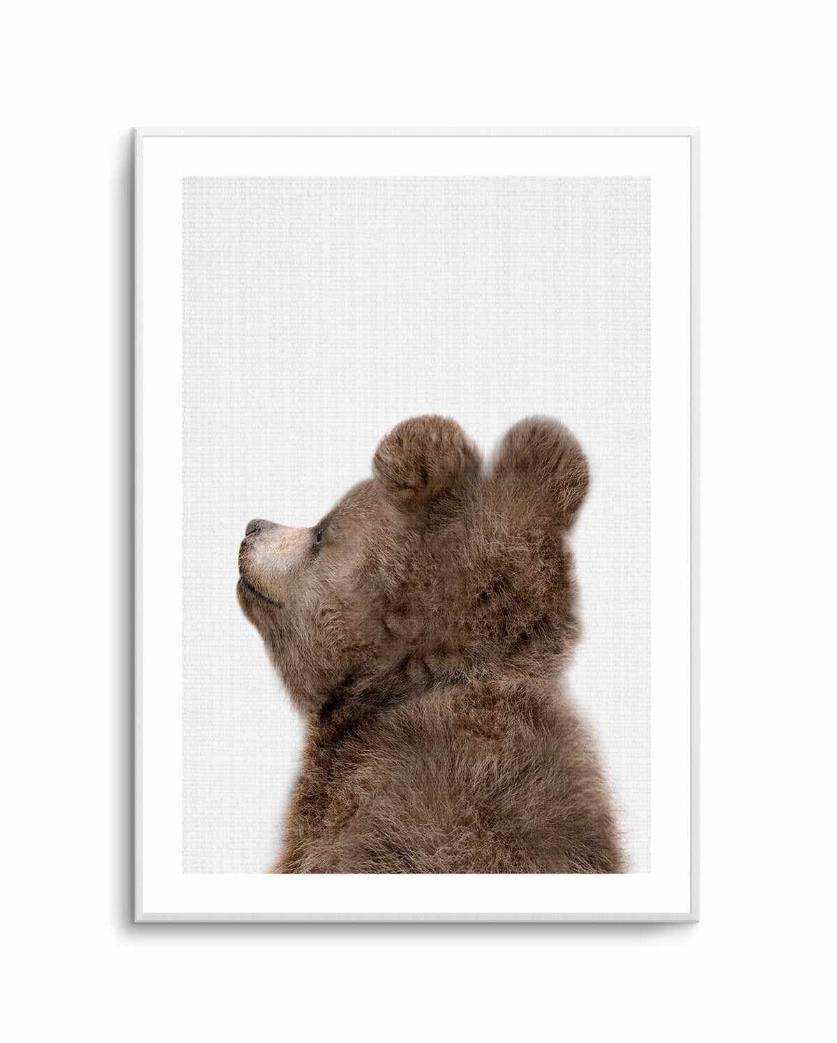 Peekaboo Baby Bear Back By Lola Peacock | Art Print