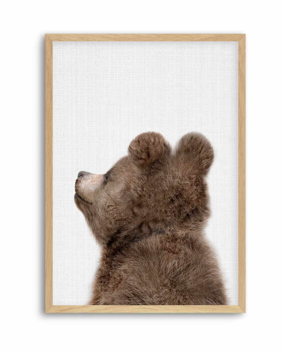 Peekaboo Baby Bear Back By Lola Peacock | Art Print