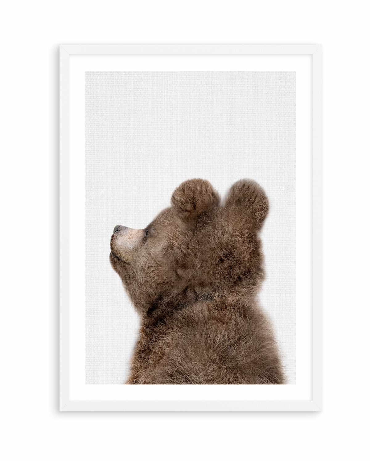 Peekaboo Baby Bear Back By Lola Peacock | Art Print