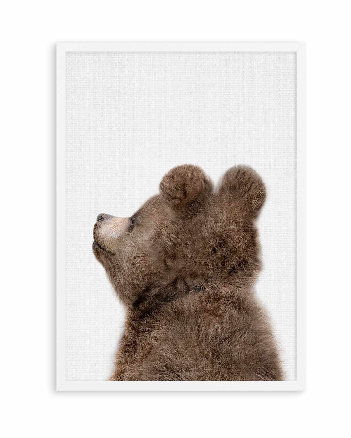 Peekaboo Baby Bear Back By Lola Peacock | Art Print