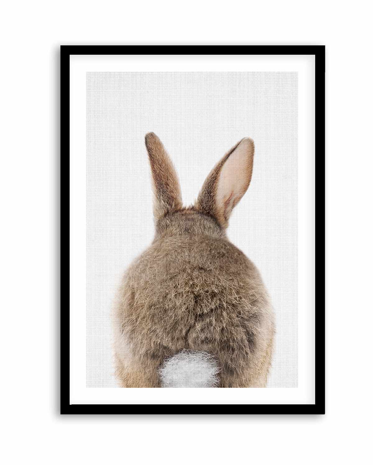 Peekaboo Bunny Tail By Lola Peacock | Art Print