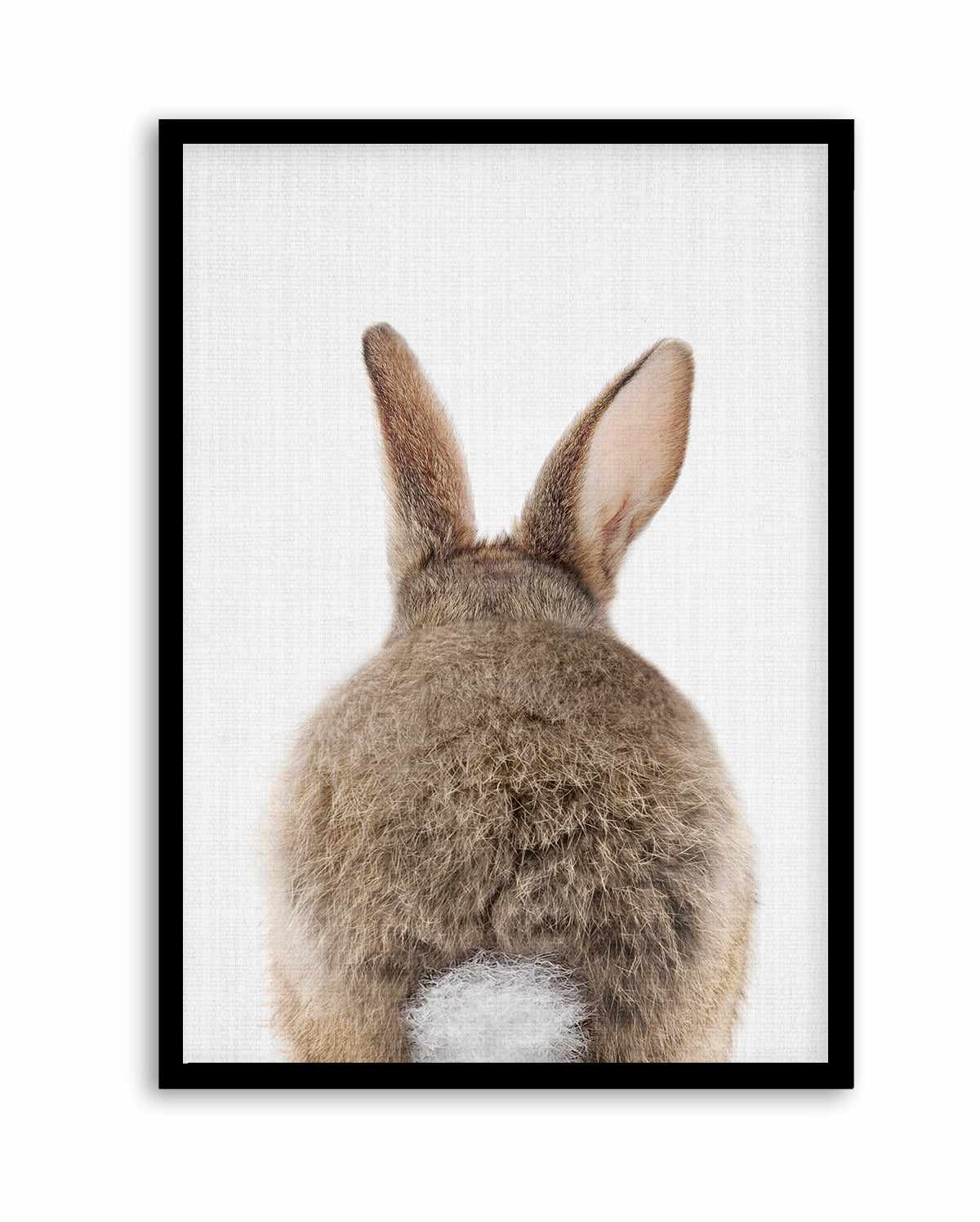 Peekaboo Bunny Tail By Lola Peacock | Art Print