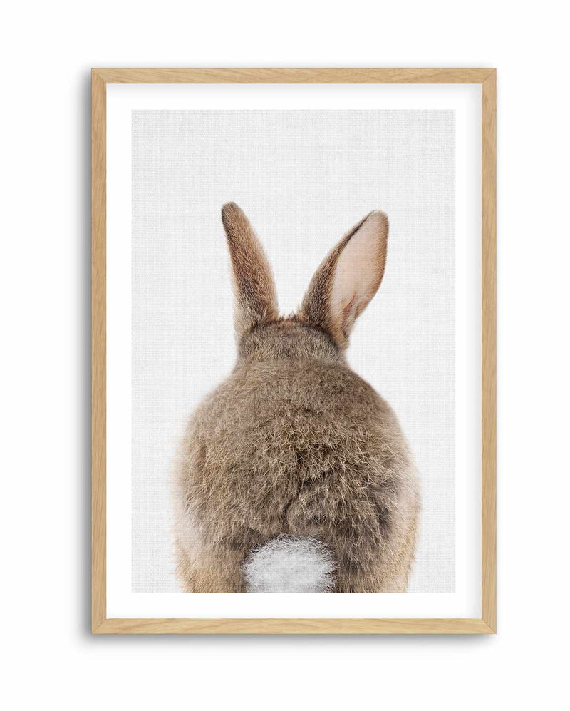 Peekaboo Bunny Tail By Lola Peacock | Art Print