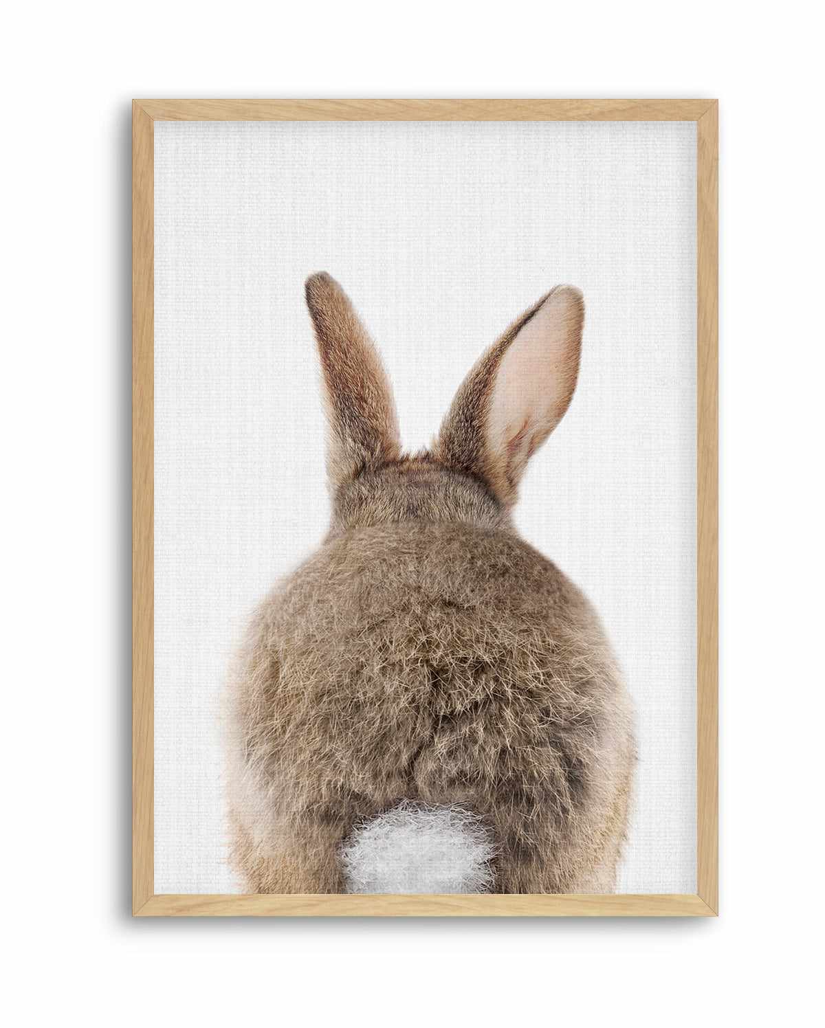 Peekaboo Bunny Tail By Lola Peacock | Art Print