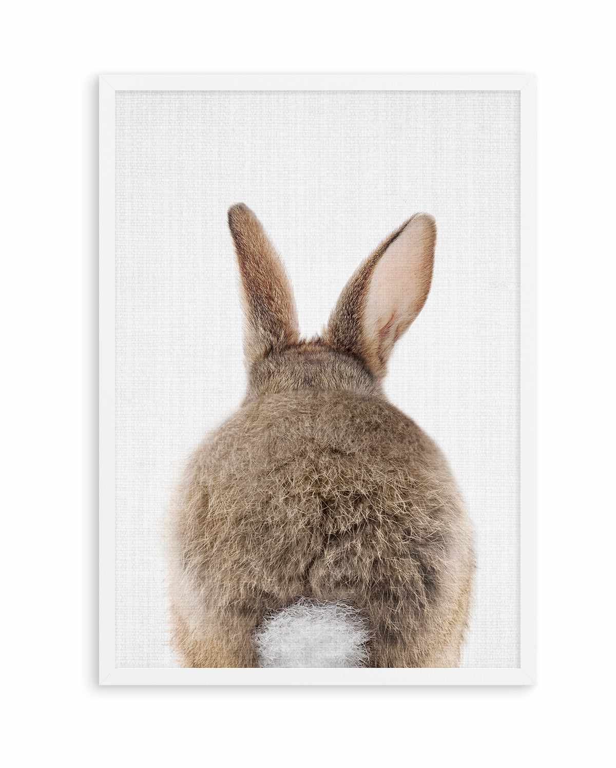 Peekaboo Bunny Tail By Lola Peacock | Art Print