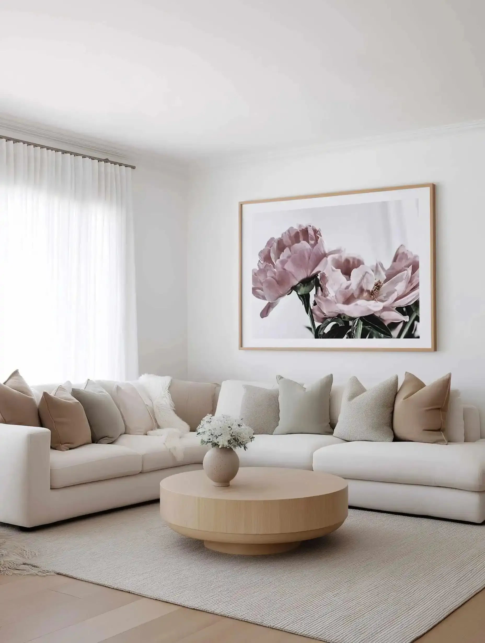 Peonies | LS Art Print from Olive et Oriel where you can shop wallpaper and artworks online