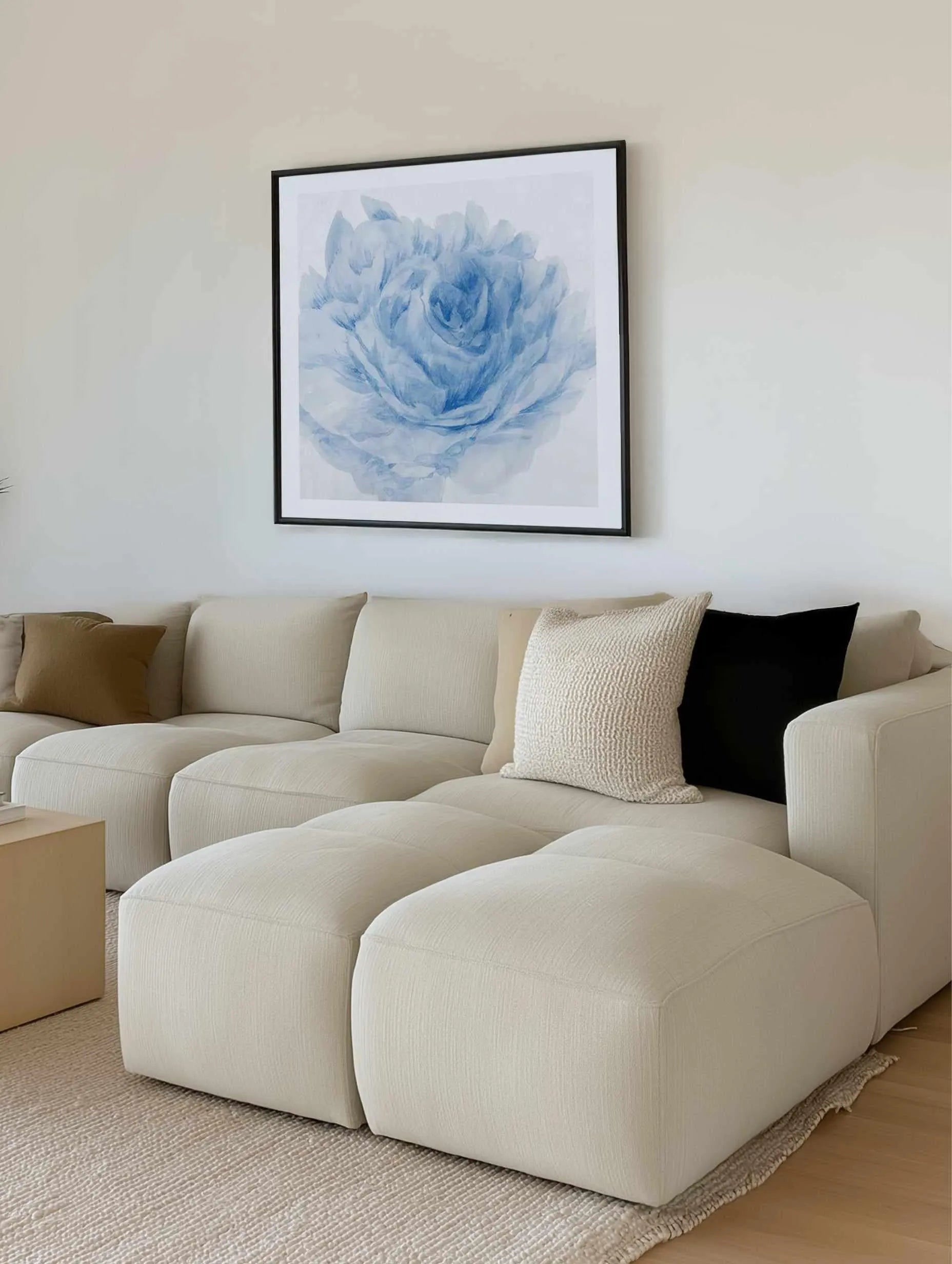 Peony Blue I Art Print from Olive et Oriel where you can shop wallpaper and artworks online