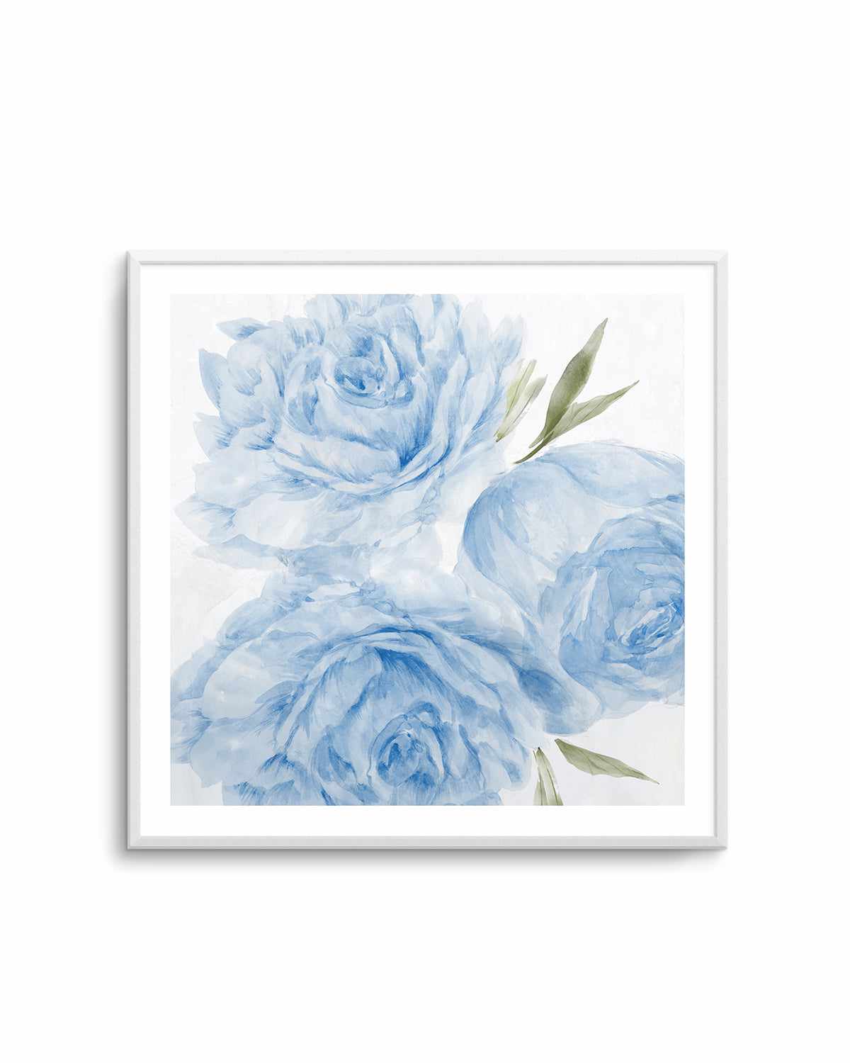 Peony Blue II Art Print