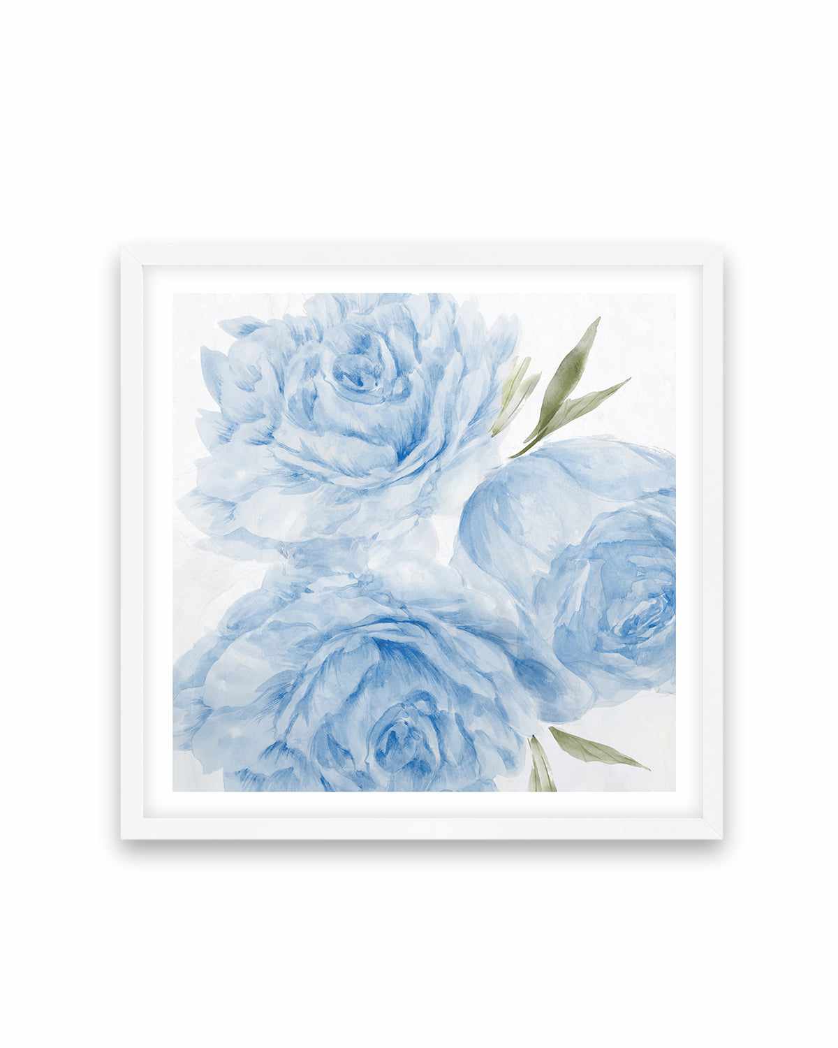 Peony Blue II Art Print