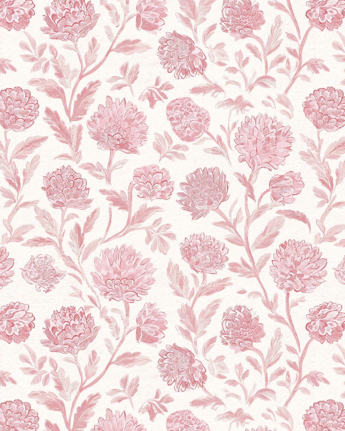 Peony Lane in Pink Wallpaper from Olive et Oriel where you can shop wallpaper and artworks online