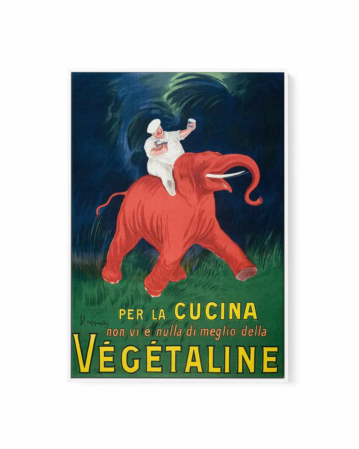 Per La Cucina Vintage Poster | Framed Canvas Art Print from Olive et Oriel where you can shop wallpaper and artworks online