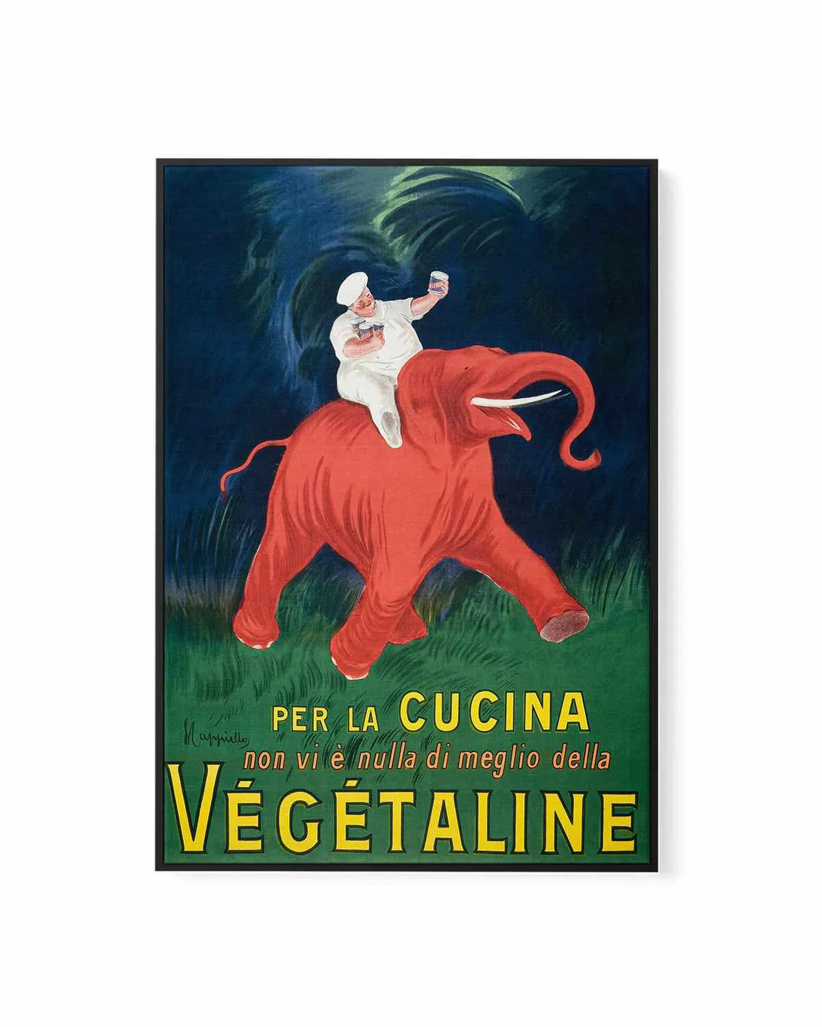 Per La Cucina Vintage Poster | Framed Canvas Art Print from Olive et Oriel where you can shop wallpaper and artworks online