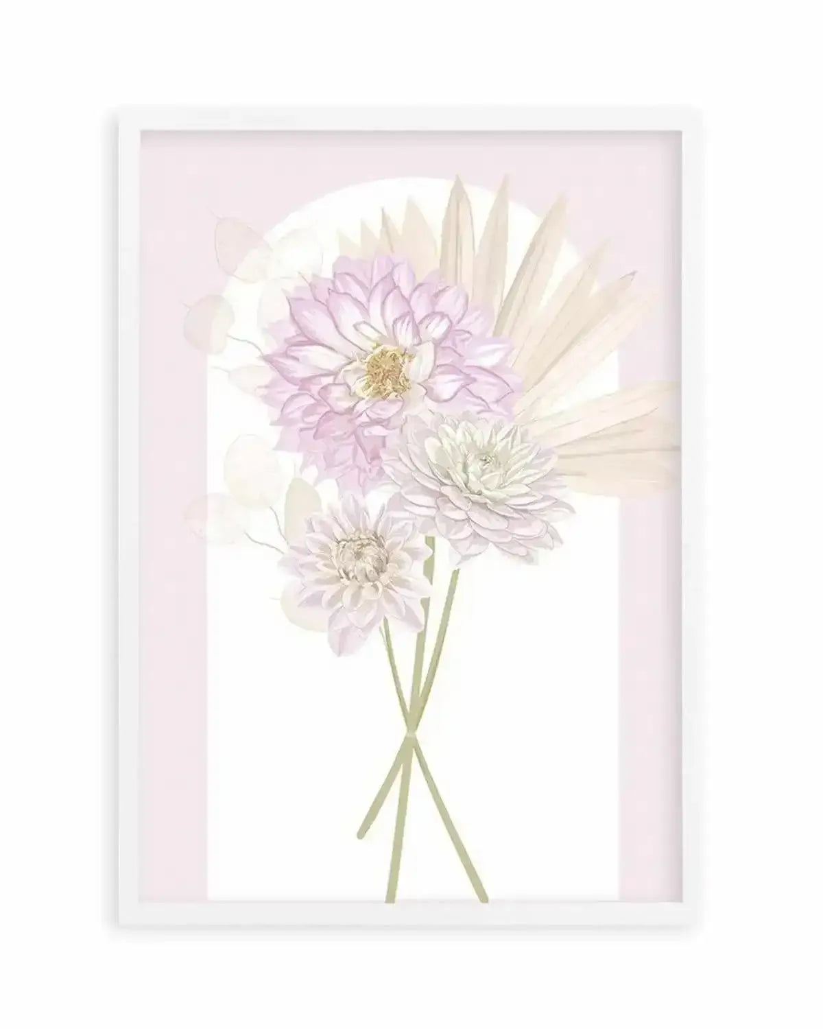 Perfect Posy I Art Print from Olive et Oriel where you can shop wallpaper and artworks online