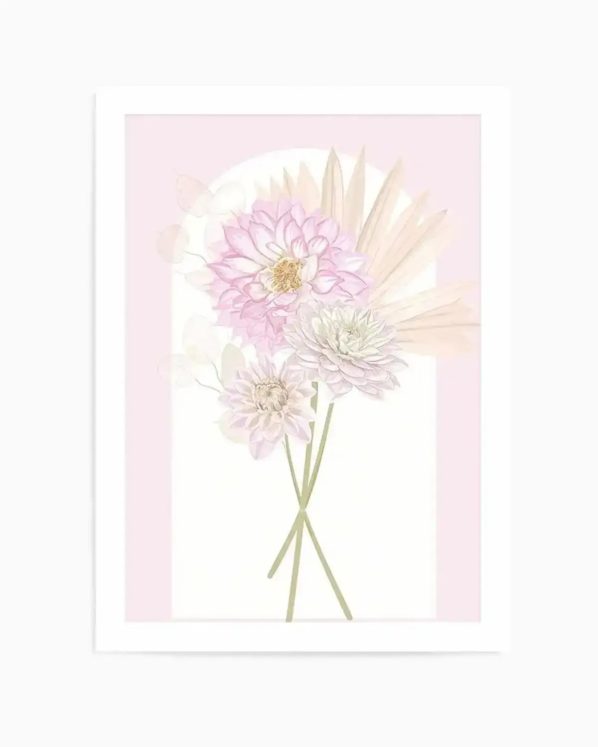 Perfect Posy I Art Print from Olive et Oriel where you can shop wallpaper and artworks online