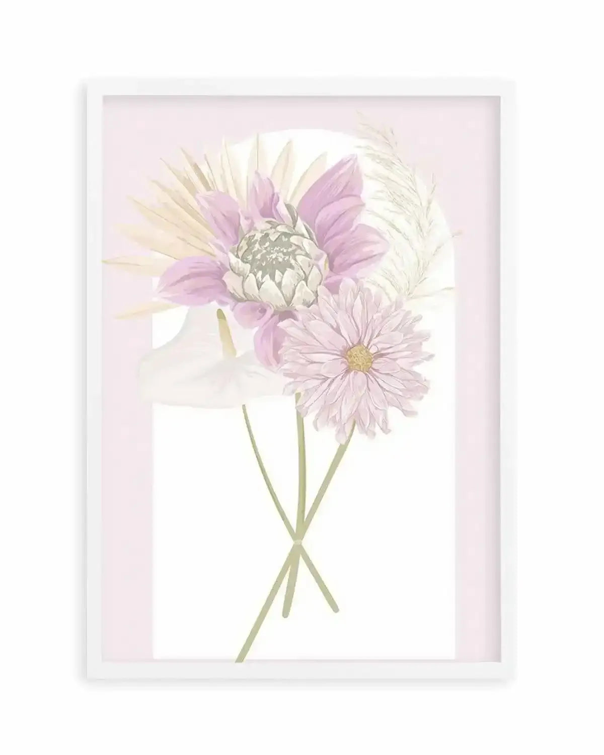 Perfect Posy II Art Print from Olive et Oriel where you can shop wallpaper and artworks online