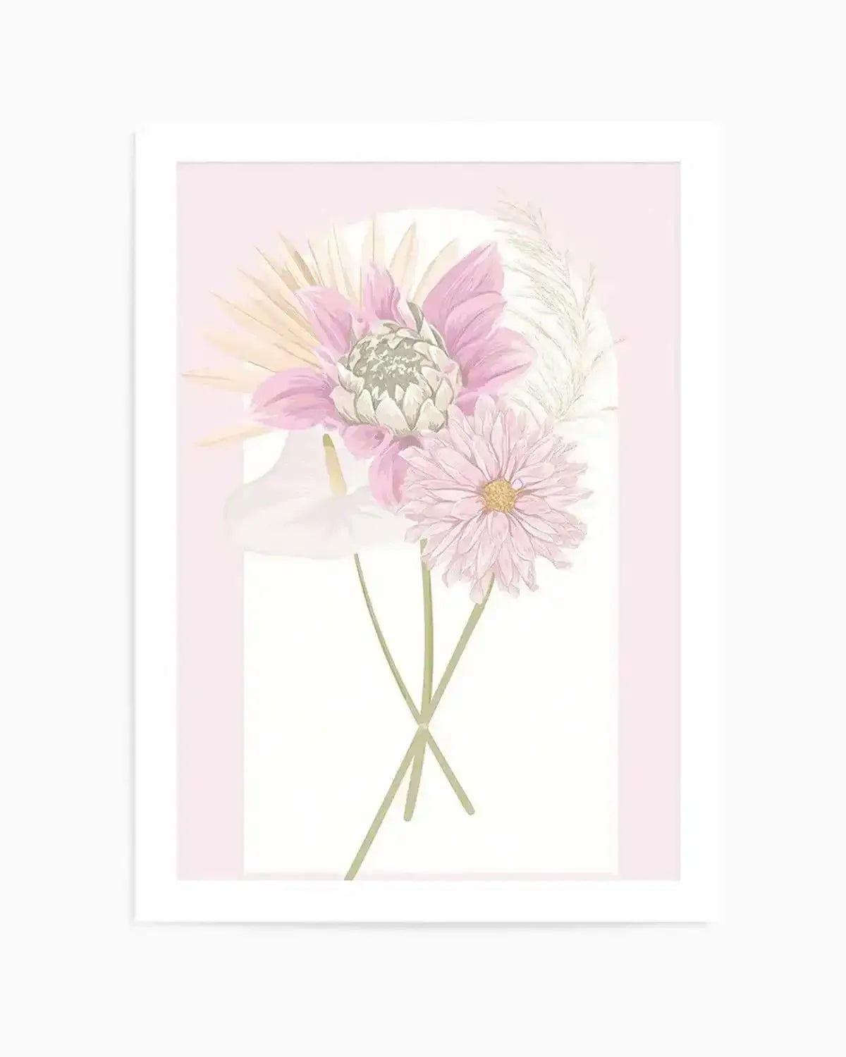 Perfect Posy II Art Print from Olive et Oriel where you can shop wallpaper and artworks online