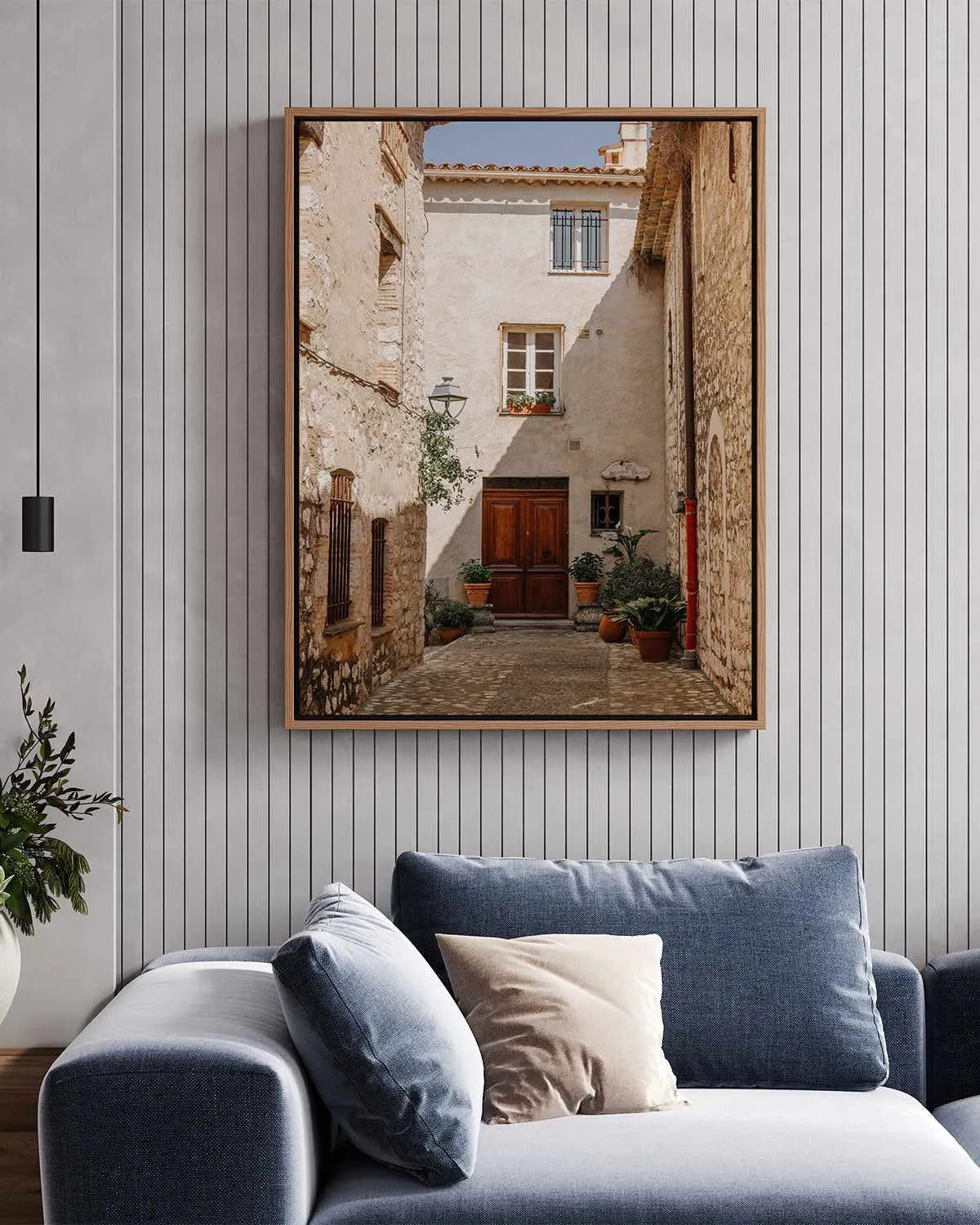 Perrier Provence by Jovani Demetrie | Framed Canvas Art Print from Olive et Oriel where you can shop wallpaper and artworks online