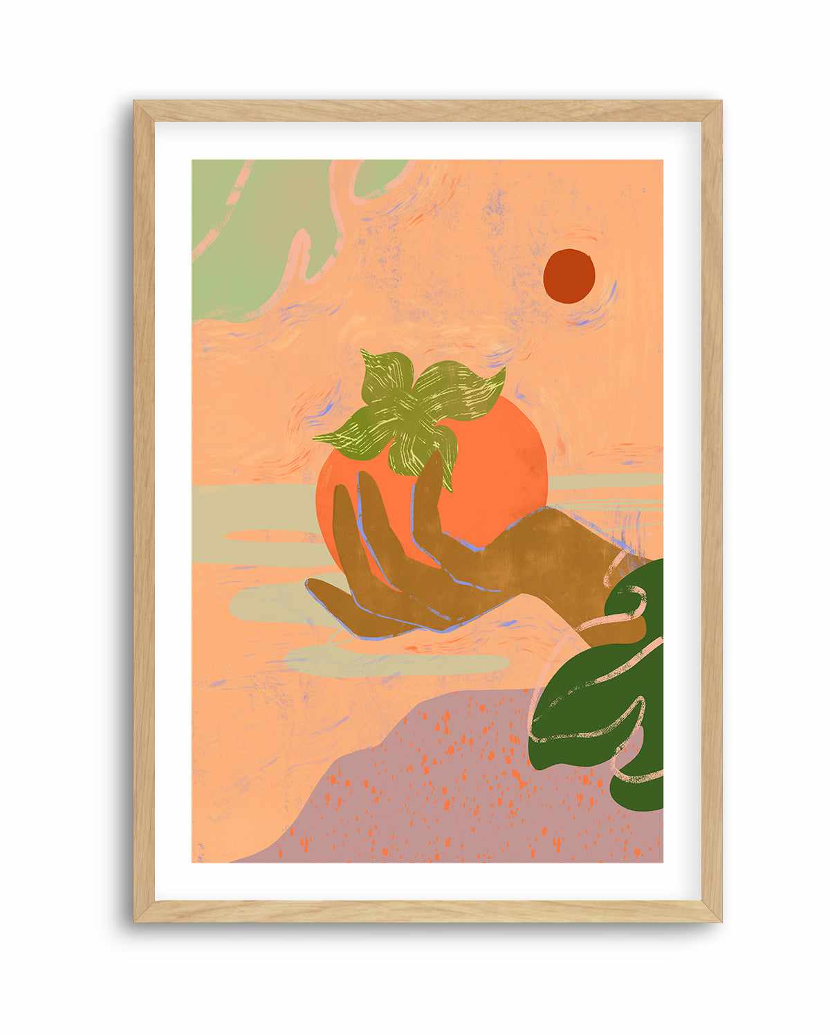 Persimmon by Arty Guava | Art Print