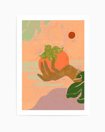 Persimmon by Arty Guava | Art Print from Olive et Oriel where you can shop wallpaper and artworks online