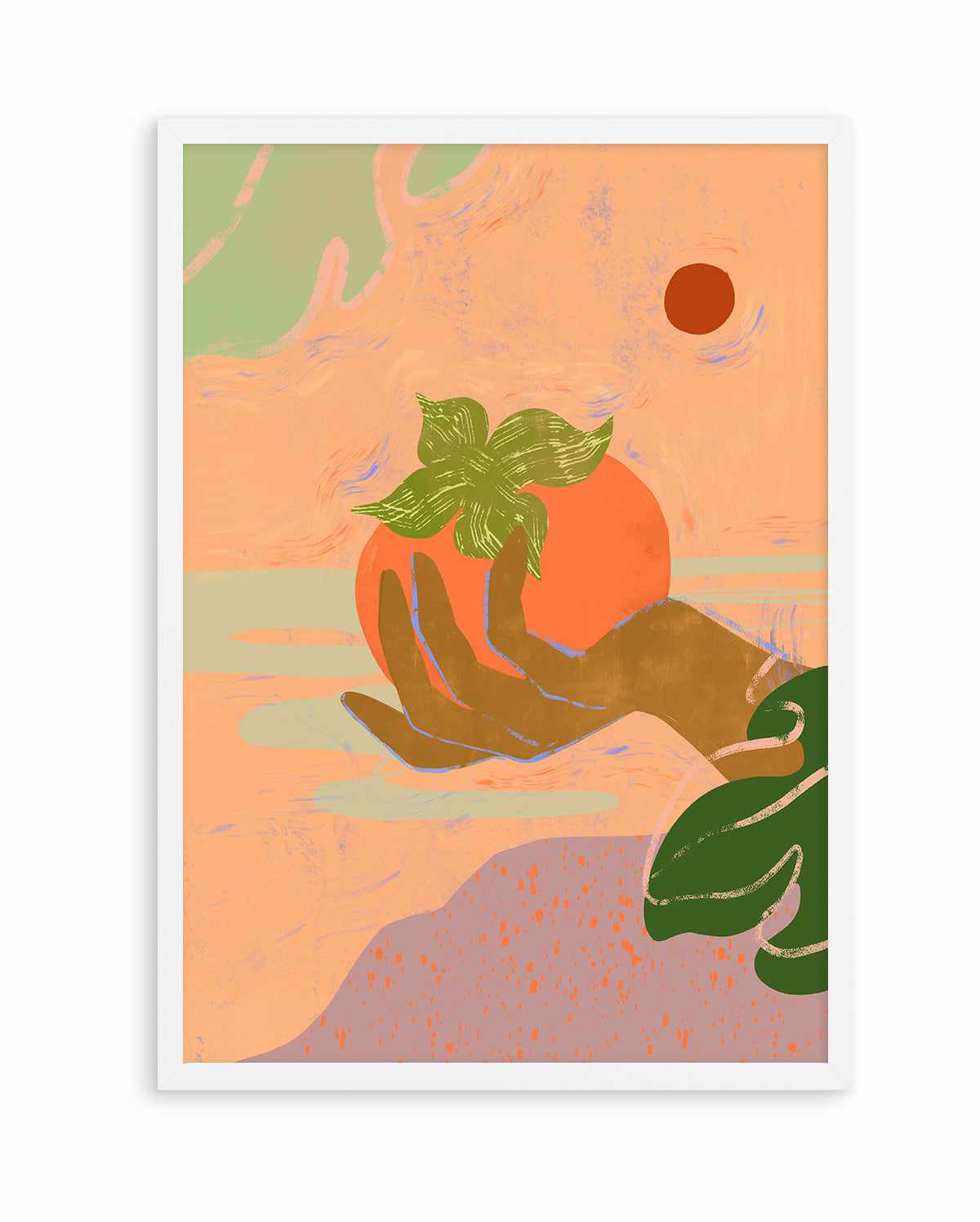 Persimmon by Arty Guava | Art Print