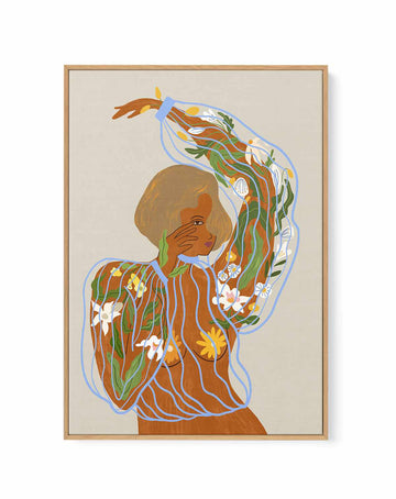 Personal Growth by Arty Guava | Framed Canvas Art Print from Olive et Oriel where you can shop wallpaper and artworks online